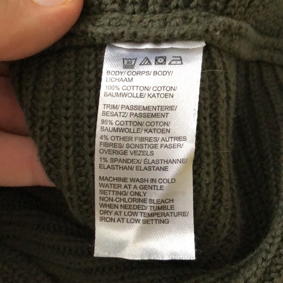 CORE from the Bay. Forest green knit long sweater tunic, size M. - Picture 4 of 4